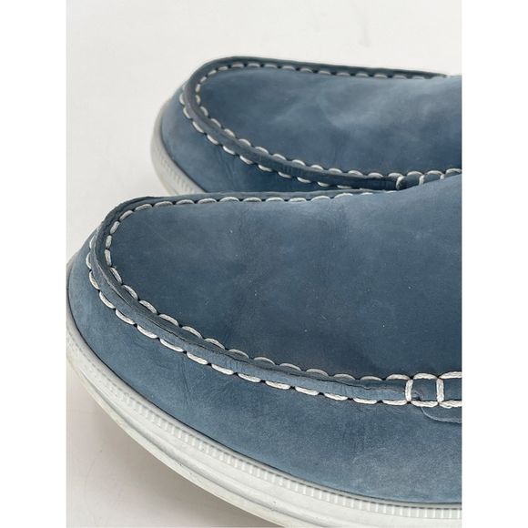 Samuel Hubbard Shoes Loafers Boat Slip On Men Size‎ 9. 5 Blue Suede Blue Skies main image 10